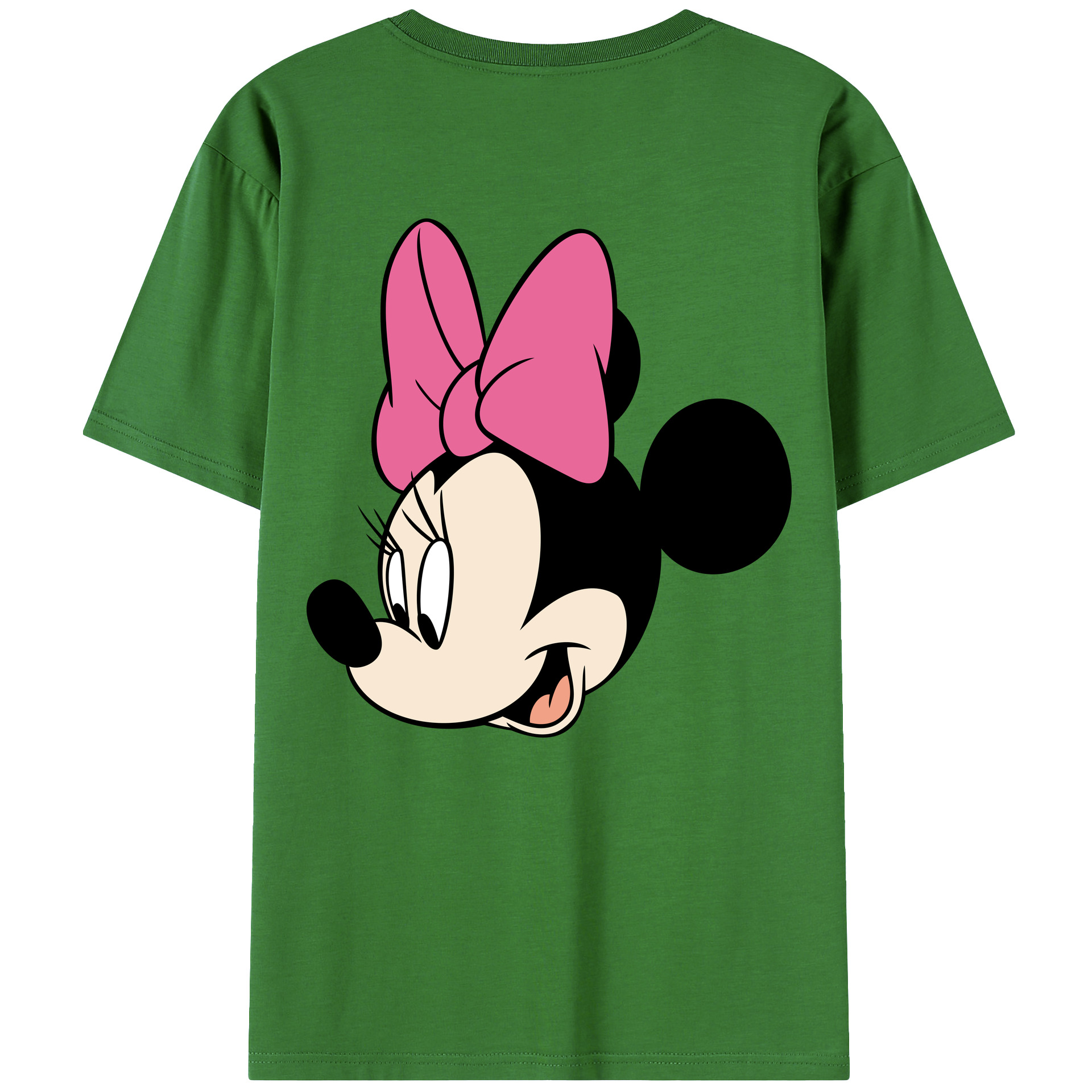 （画像用） ミッキーマウス Mickey Mouse レディース半袖Tシャツ(バックプリント)